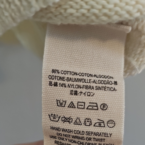 Free People Ivory Sandcastle Boatneck Sweater, Knit, Womens Medium - Picture 4 of 6